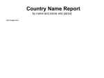 Country Name Report by name and name and period