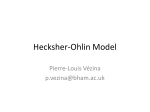 Hecksher-Ohlin Model