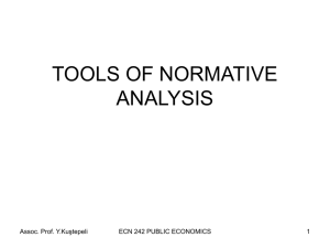 TOOLS OF NORMATIVE ANALYSIS