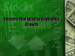Factors that Lead to Economic Growth