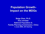 CHINA’S POPULATION & DEVELOPMENT