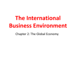 The International Business Environment