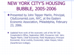 NEW YORK CITY’S HOUSING BUBBLE