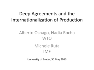Deep Agreements and International Production
