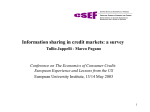 Information Sharing, Lending and Default: International