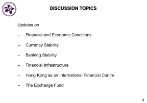 Hong Kong Economic and Monetary Developments and Prospects