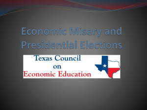 Economic Misery and Presidential Elections