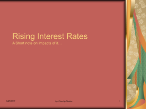 Impact on Rising Interest Rates