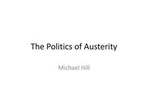 The Politics of Austerity