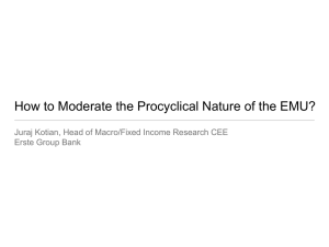 How to reduce procyclicality in the Eurozone?