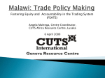 Malawi - CUTS Geneva