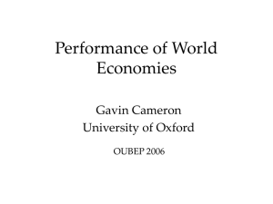 Macroeconomics - Nuffield College, University of Oxford
