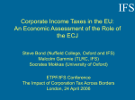 UK Investment and Company Taxation
