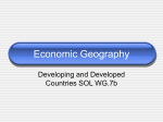 Economic Geography - Willis High School