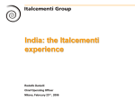 Italcementi Group Power Point Presentation Template