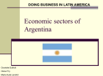 Economic sectors of Argentina