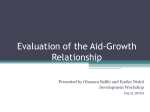 Evaluation of the Aid