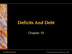 Deficits And Debt