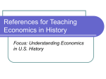 Teaching Economics in History