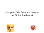 European Debt Crisis and Links to our Global South work