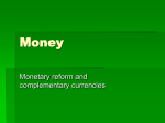 Money - Gaian Economics