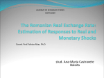 Impactul socurilor structurale asupra ratei reale de