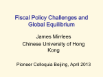 Fiscal Policy Challenges and Global Equilibrium