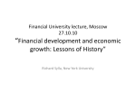 Financial University lecture, Moscow 27.10.10 “Financial
