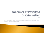 Economics of Poverty & Discrimination