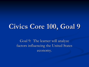 Civics Core 100, Goal 9