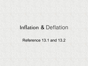 Inflation & Deflation - Vista Unified School District