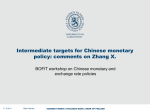 Intermediate targets for Chinese monetary policy_comments