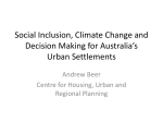 Social Inclusion, Climate Change and Decision Making for