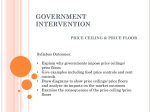 GOVERNMENT INTERVENTION