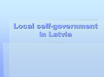 Le pouvoir local en Lettonie