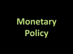 Monetary Policy - Diocesan College