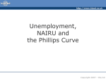 Unemployment, NAIRU and the Phillips Curve