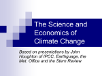 Science and Economics of Climate Change