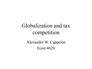 Globalization and tax competition