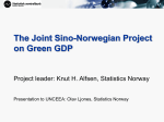 Norwegian experiences with Green GDP