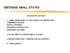 defining small states