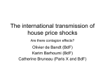 The international transmission of house price shocks Are there