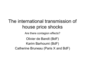 The international transmission of house price shocks Are there