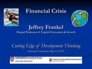 Financial Crisis - Harvard University