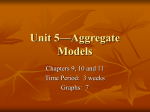 Unit 5—Aggregate Models