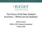 The Future of the New Zealand Economy – Where are we