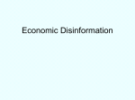 Economic Disinformation