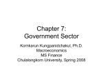 Chapter 7: Government Sector