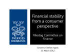 Financial stability from a consumer perspective