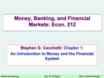 Chapter 15: Financial Markets and Expectations